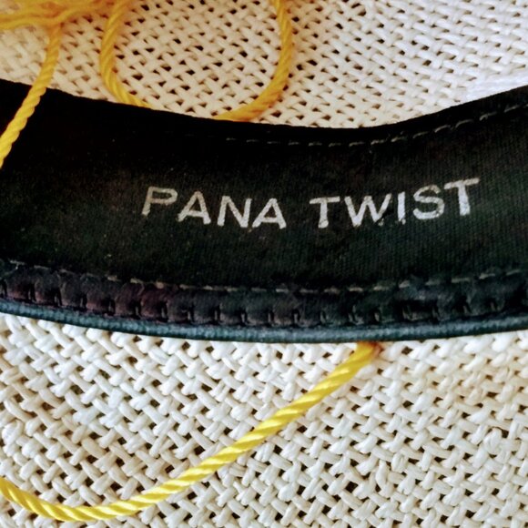DOBBS FIFTH AVENUE PANA TWIST STRAW HAT SZ 7-71/8 M - Picture 5 of 8